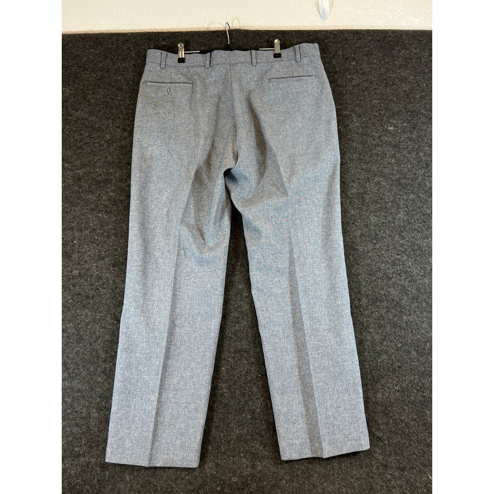 Vintage 80s Levis Action Slacks Mens 37x30 Gray Straight Leg Trousers Pants USA